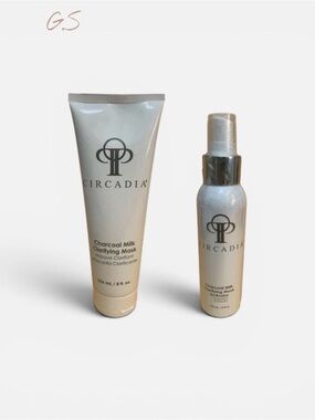 Circadia Charcoal Milk Clarifying Mask & Activator Set 8oz & 4oz. EXP 01/28 New!